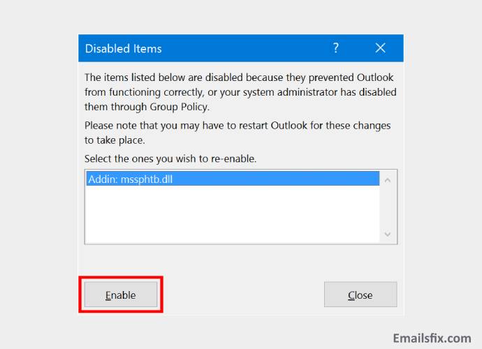 disable outlook 2016 for mac add ins